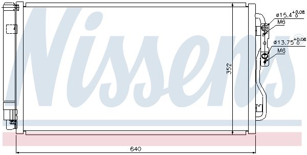 NISSENS 940236 Condenser, air conditioning