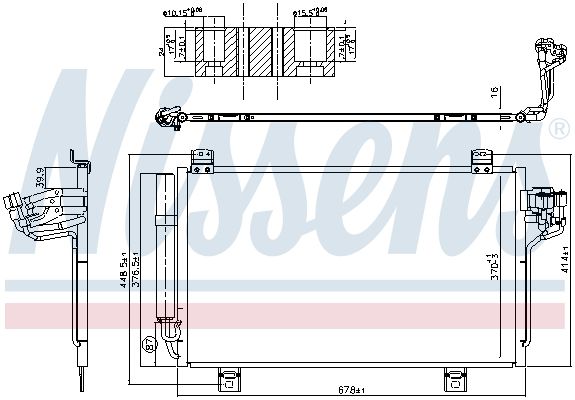 NISSENS 940723 Condenser, air conditioning
