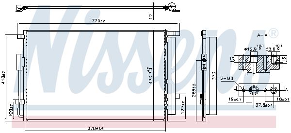 NISSENS 940863 Condenser, air conditioning