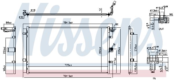 NISSENS 940902 Condenser, air conditioning