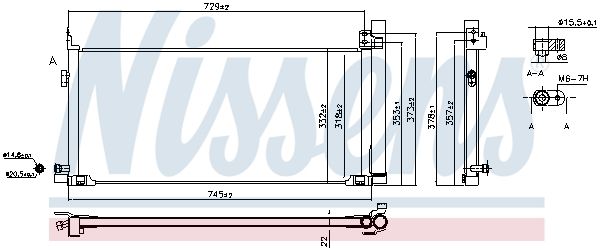 NISSENS 940904 Condenser, air conditioning