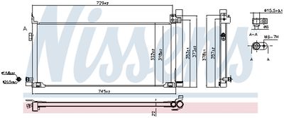 Condenser, air conditioning NISSENS 940904