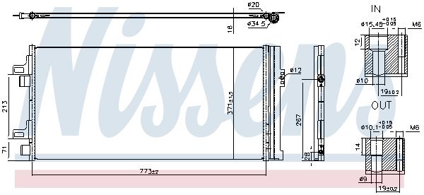 NISSENS 940962 Condenser, air conditioning