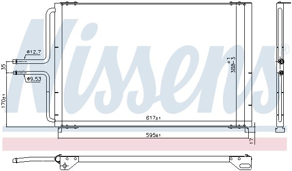 NISSENS 940997 Condenser, air conditioning