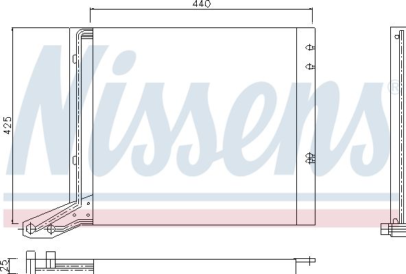 NISSENS 94113 Condenser, air conditioning
