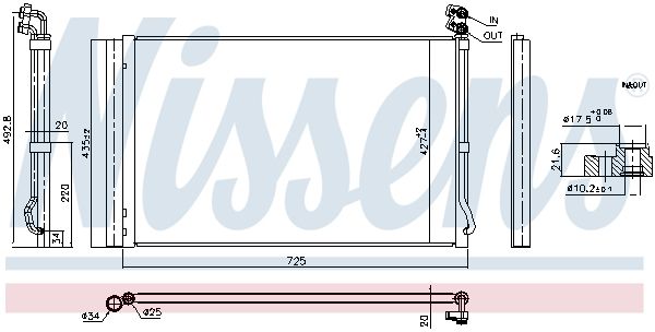 NISSENS 941226 Condenser, air conditioning