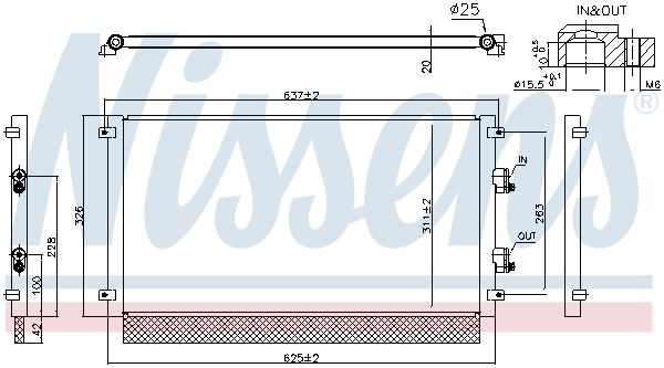 NISSENS 941294 Condenser, air conditioning