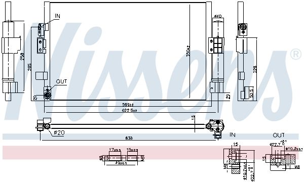 NISSENS 941298 Condenser, air conditioning