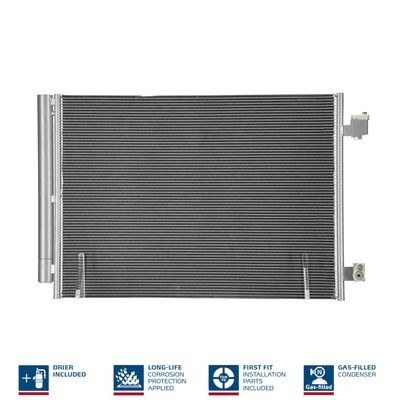 Condenser, air conditioning NISSENS 941345