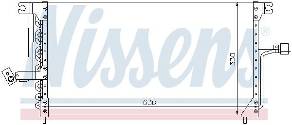 NISSENS 94183 Condenser, air conditioning