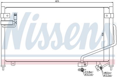 Condenser, air conditioning NISSENS 94688