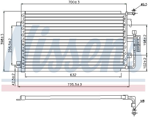 NISSENS 94846 Condenser, air conditioning