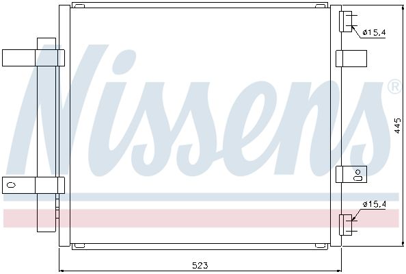 NISSENS 94866 Condenser, air conditioning