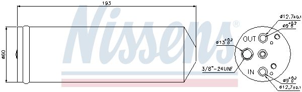 NISSENS 95082 Dryer, air conditioning