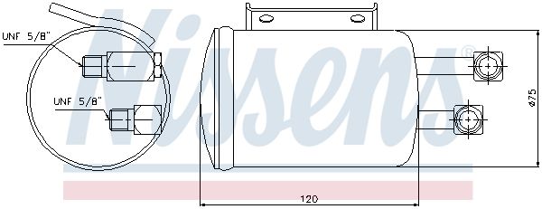 NISSENS 95106 Dryer, air conditioning