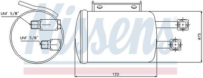 Dryer, air conditioning NISSENS 95106