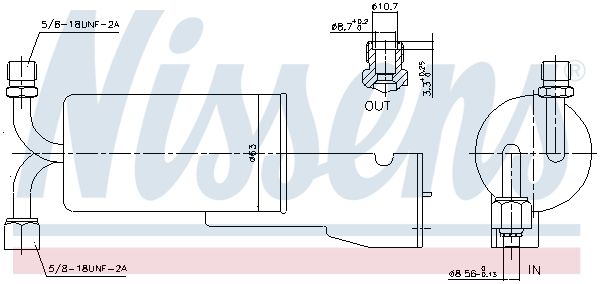 NISSENS 95120 Dryer, air conditioning