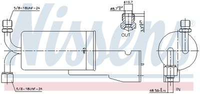 Dryer, air conditioning NISSENS 95120