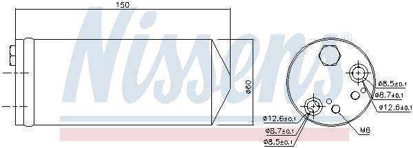 NISSENS 95147 Dryer, air conditioning