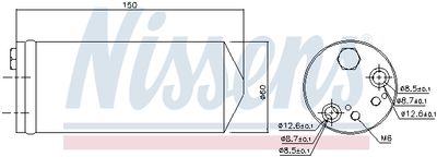 Dryer, air conditioning NISSENS 95147