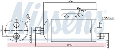 Dryer, air conditioning NISSENS 95354