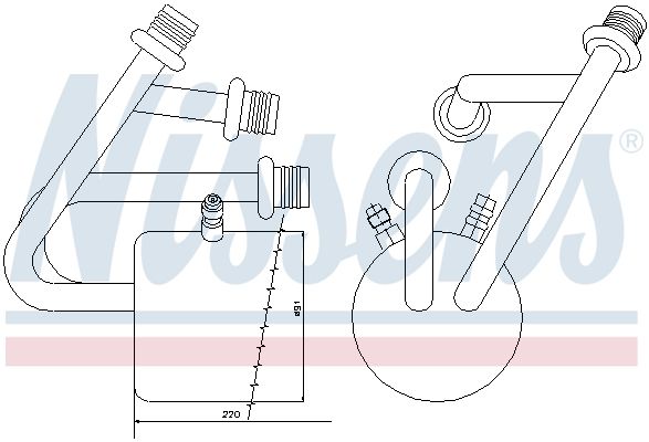 NISSENS 95394 Dryer, air conditioning