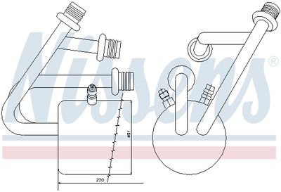 Dryer, air conditioning NISSENS 95394