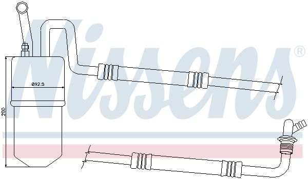 NISSENS 95395 Dryer, air conditioning