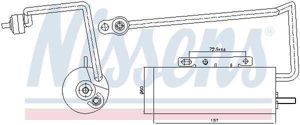 NISSENS 95410 Dryer, air conditioning