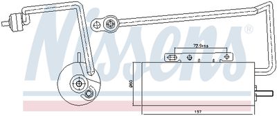 Dryer, air conditioning NISSENS 95410