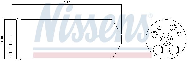 NISSENS 95430 Dryer, air conditioning