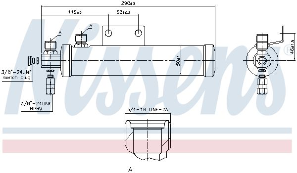 NISSENS 95511 Dryer, air conditioning