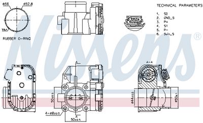 Throttle Body NISSENS 955120