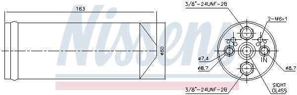NISSENS 95523 Dryer, air conditioning