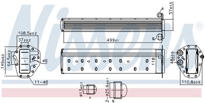 Charge Air Cooler NISSENS 961227