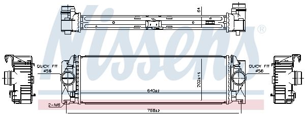 NISSENS 961312 Charge Air Cooler