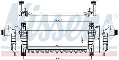 Charge Air Cooler NISSENS 961581