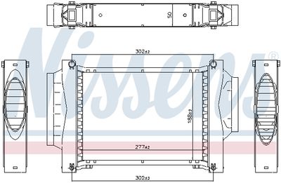 Charge Air Cooler NISSENS 961604