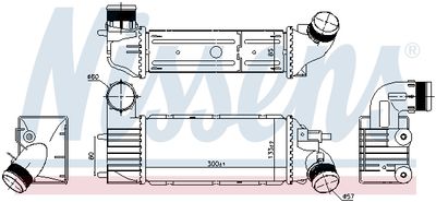 Charge Air Cooler NISSENS 96277