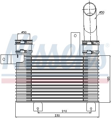 Charge Air Cooler NISSENS 96649