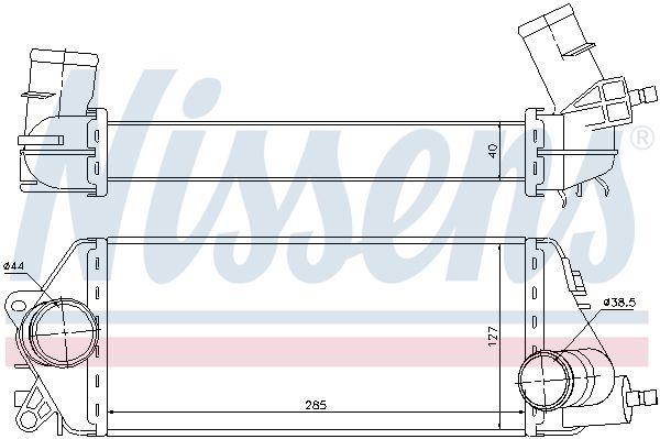 NISSENS 96776 Charge Air Cooler