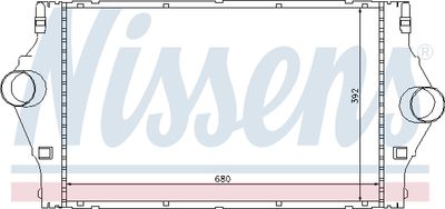 Charge Air Cooler NISSENS 96778