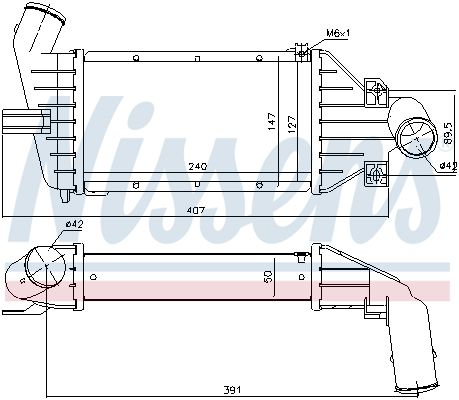 NISSENS 96863 Charge Air Cooler