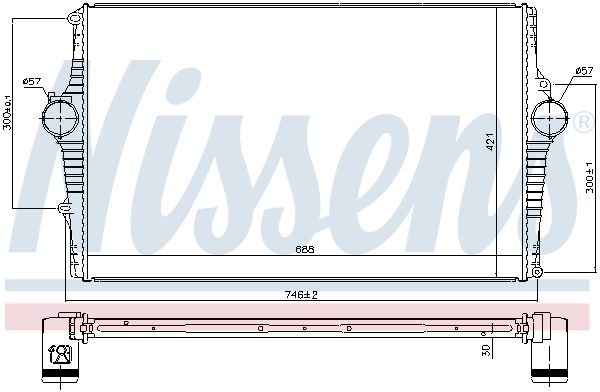 NISSENS 969002 Charge Air Cooler