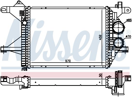 NISSENS 96976 Charge Air Cooler