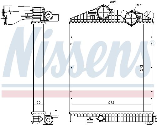 NISSENS 97033 Charge Air Cooler