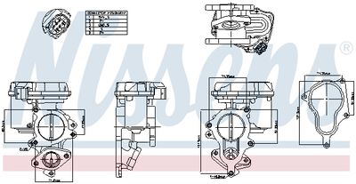EGR Valve NISSENS 98156