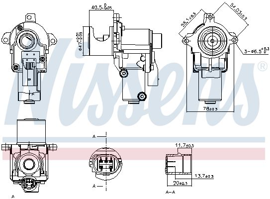 NISSENS 98217 EGR Valve