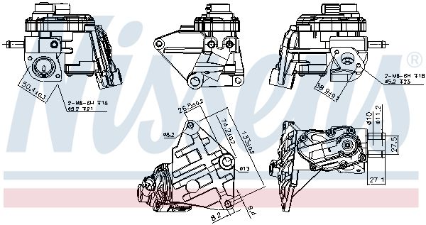 NISSENS 98348 EGR Valve