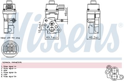 EGR Valve NISSENS 98365